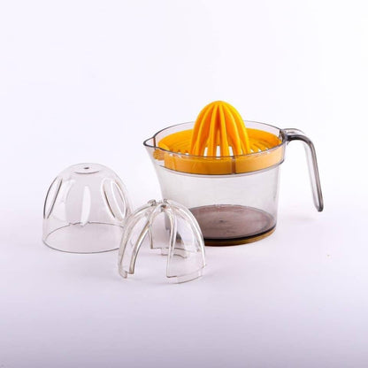 Mantual Acrylic Orange juicer,Orange Squeezer And Jug 2 IN 1-1 Piece