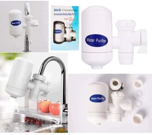 Easy Cleanable Ceramic Cartridge Faucet Tap Water Clean Filter Purifier Kitchen