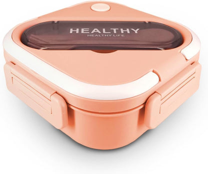 Healthy Lunch Box Container, 1300ml Capacity, Leak-Proof Design with spoon and fork