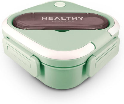 Healthy Lunch Box Container, 1300ml Capacity, Leak-Proof Design with spoon and fork