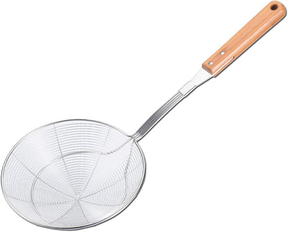 Stainless Steel Strainer with Wooden Handle