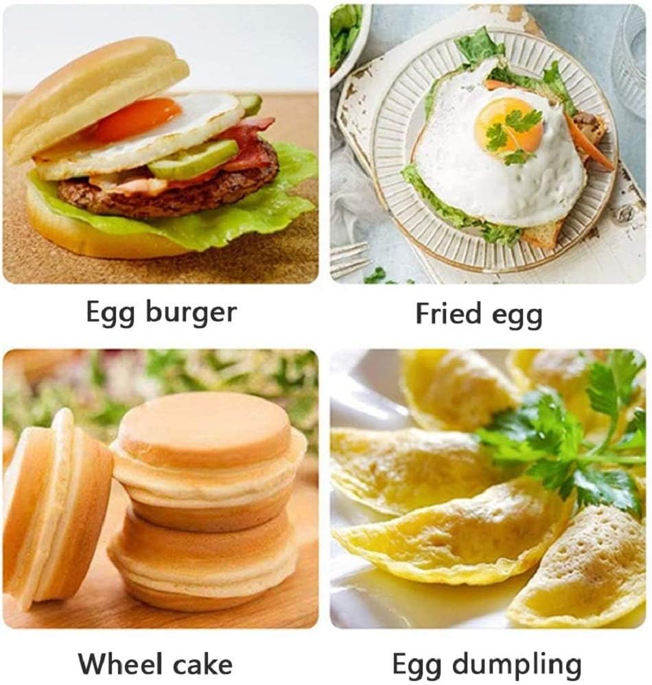 Non-Stick Frying Pan with 4 Hole Pancake Pan Fried Egg Burger Pan