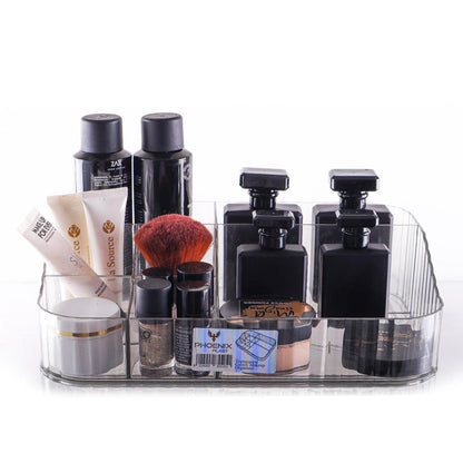 Acrylic Makeup Organizer – Bathroom Vanity Organizers and Storage, Ideal for Desk and Dresser Countertops, Great for Cosmetics, Skincare, Lipsticks (Tray)