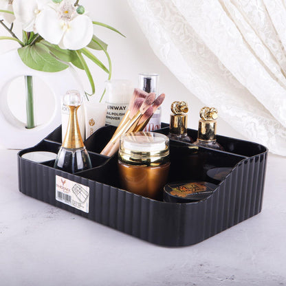 Acrylic Makeup Organizer – Bathroom Vanity Organizers and Storage, Ideal for Desk and Dresser Countertops, Great for Cosmetics, Skincare, Lipsticks (Tray)