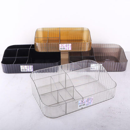 Acrylic Makeup Organizer – Bathroom Vanity Organizers and Storage, Ideal for Desk and Dresser Countertops, Great for Cosmetics, Skincare, Lipsticks (Tray)