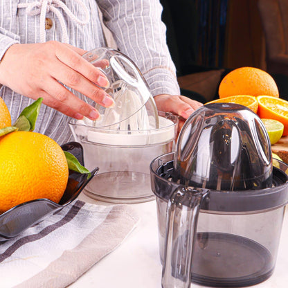 Mantual Acrylic Orange juicer,Orange Squeezer And Jug 2 IN 1-1 Piece