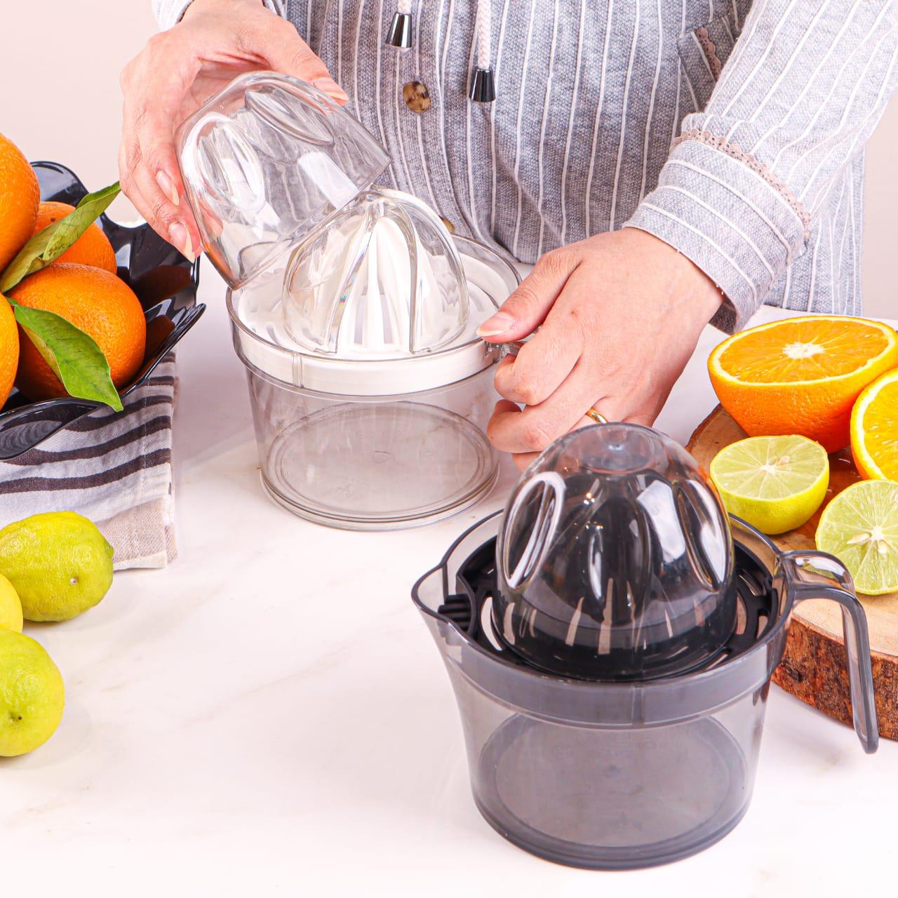 Mantual Acrylic Orange juicer,Orange Squeezer And Jug 2 IN 1-1 Piece