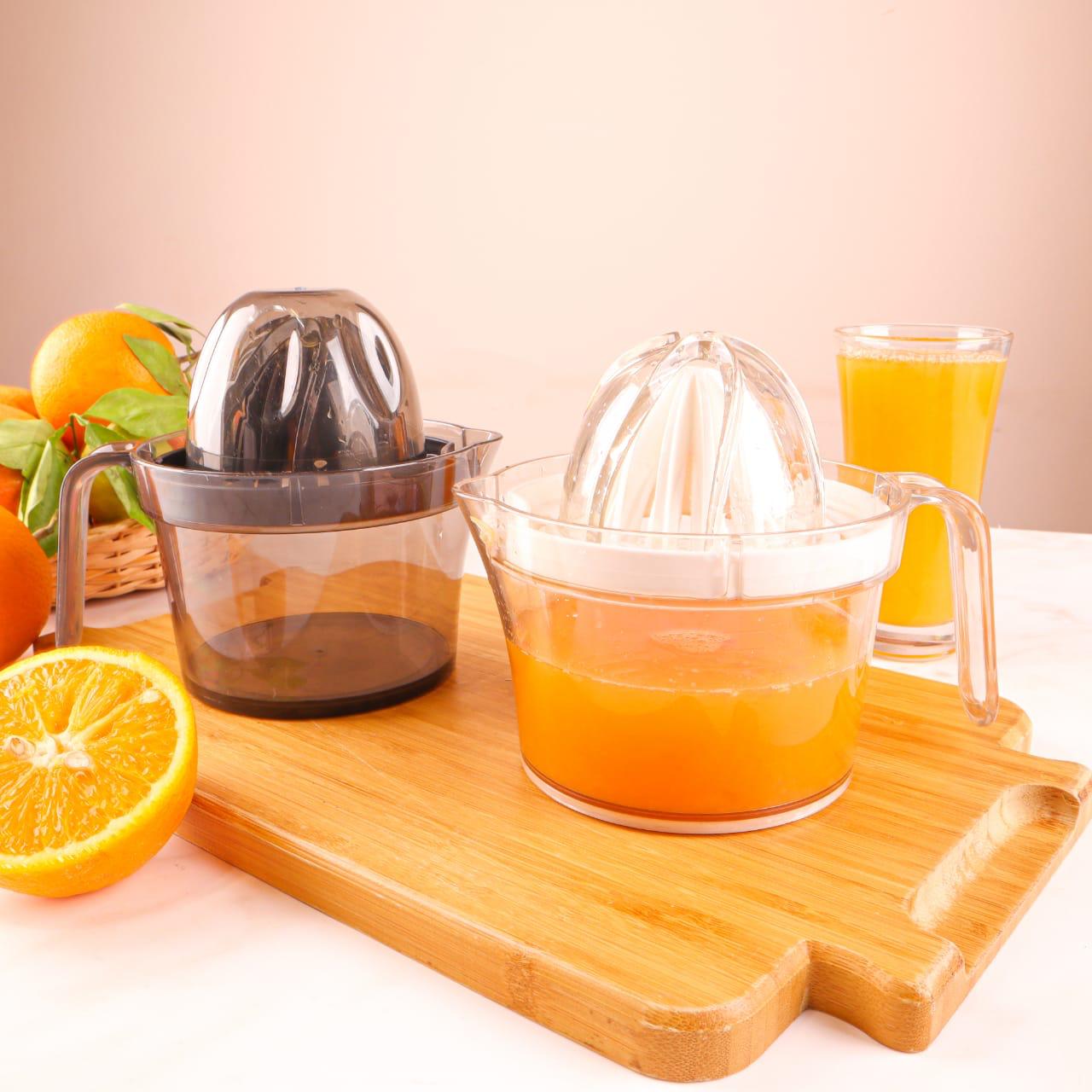 Mantual Acrylic Orange juicer,Orange Squeezer And Jug 2 IN 1-1 Piece