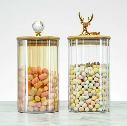 ✨ Glass Jars – Pearl Edition | Luxurious, Heat-Resistant & Functional ✨