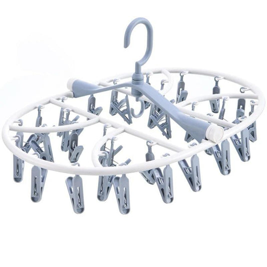 ✨ Multifunctional Rotating & Folding Clothes Drying Rack – Perfect for Small Spaces! ✨